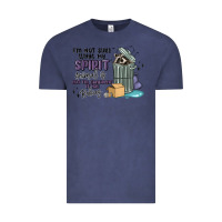 Vintage Denim spirit animal raccoon Vintage Tee - MaliasSmallBusiness