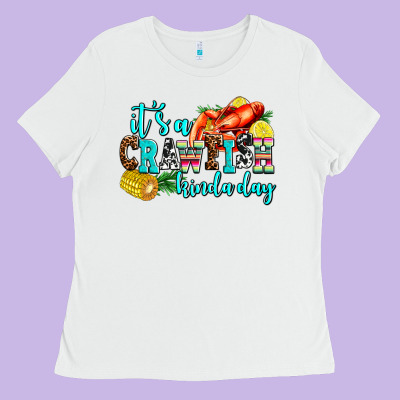 Its A Crawfish Kinda Day Ladies Tee Designed By Adodesignshop