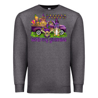 Charcoal Heather Parading with my gnomies Premium Sweatshirt - HowdyJamesFarm