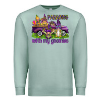 Seafoam Parading with my gnomies Premium Sweatshirt - HowdyJamesFarm