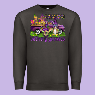 Parading With My Gnomies Premium Sweatshirt Designed By Howdyjamesfarm