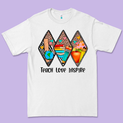 Teach Love Inspire Premium Tee Designed By Jahusdesignshop