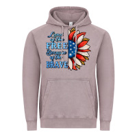 Vintage Zinc patriotic sunflower no background Vintage Hoodie - Jasminsmagicworld
