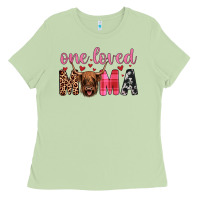 Highland Cow One Loved Mama Ladies Tee | Teevron