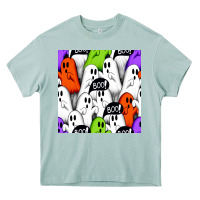 Arona boo ghosts seamless pattern Heavy Core Tee - BundleAndBundleShop