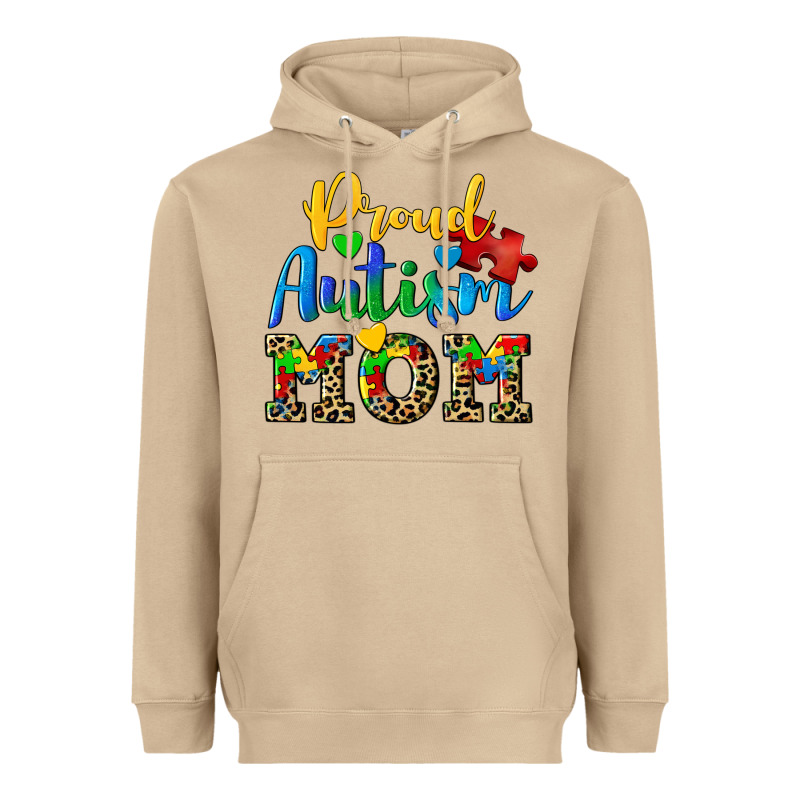 Proud Autism Mom Heavyweight Hoodie by CowGirlArtShop | Teevron