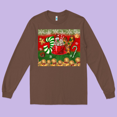 Joy Tumbler Long Sleeve Tee Designed By Bundleandbundleshop