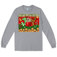 Heather Grey joy tumbler Long Sleeve Tee - BundleAndBundleShop