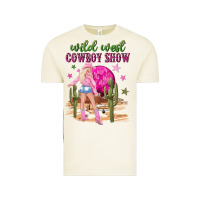 Vintage Arctic wild west cowboy show Vintage Tee - NancyCooperArtShop