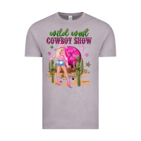 Vintage Zinc wild west cowboy show Vintage Tee - NancyCooperArtShop