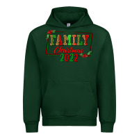Forest Green Family Christmas 2022 Urban Hoodie - FaDigitalArtStudio