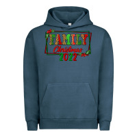 Pigment Midnight Navy Family Christmas 2022 Urban Hoodie - FaDigitalArtStudio