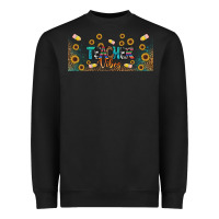 Black teacher vibes libbey glass Heavyweight Sweatshirt - BundleAndBundleShop