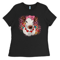 Black heifer valentines Ladies Tee - JahusDesignShop