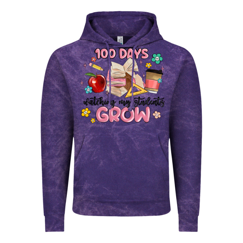 100 Days Of Watching My Students Grow Vintage Hoodie by MaliasSmallBusiness | Teevron