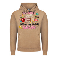 Vintage Coffee 100 days of watching my students grow Vintage Hoodie - MaliasSmallBusiness
