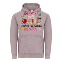 Vintage Zinc 100 days of watching my students grow Vintage Hoodie - MaliasSmallBusiness