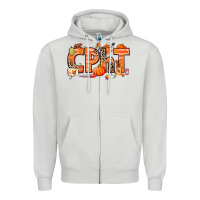 Dove Grey Fall CPHT Pharmacy Technician Zipper Hoodie - texasbilliewilder