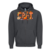 Smoke Fall CPHT Pharmacy Technician Zipper Hoodie - texasbilliewilder