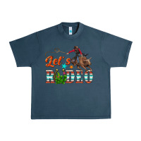 Midnight Navy lets rodeo Urban Heavy Tee - NancyCooperArtShop
