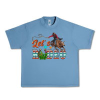 Pebble Blue lets rodeo Urban Heavy Tee - NancyCooperArtShop