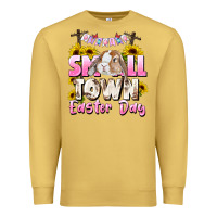 Antique Gold Small town Easter Day Premium Sweatshirt - CowGirlArtShop