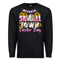 Black Small town Easter Day Premium Sweatshirt - CowGirlArtShop