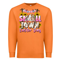 Carrot Small town Easter Day Premium Sweatshirt - CowGirlArtShop