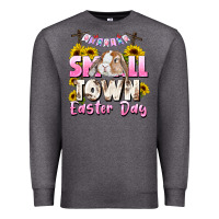 Charcoal Heather Small town Easter Day Premium Sweatshirt - CowGirlArtShop