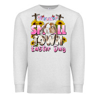 Oatmeal Heather Small town Easter Day Premium Sweatshirt - CowGirlArtShop