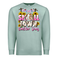 Seafoam Small town Easter Day Premium Sweatshirt - CowGirlArtShop