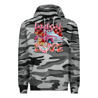 Slate Camo Loads of love Valentine's Day truck Premium Hoodie - HowdyJamesFarm