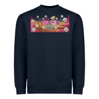 Navy teacher life libbey glass Heavyweight Sweatshirt - BundleAndBundleShop