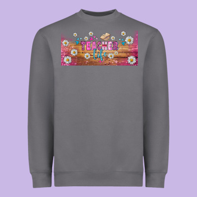 Teacher Life Libbey Glass Heavyweight Sweatshirt Designed By Bundleandbundleshop