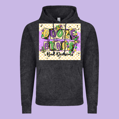 Booze Beads Vintage Hoodie Designed By Maliassmallbusiness