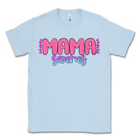 Dusty Blue mama saurus Classic Tee - MaliasSmallBusiness