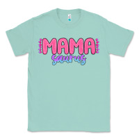 Seafoam mama saurus Classic Tee - MaliasSmallBusiness