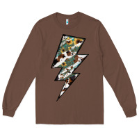Chestnut Lightning Bolt Long Sleeve Tee - JahusDesignShop