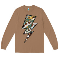Toasted Coconut Lightning Bolt Long Sleeve Tee - JahusDesignShop