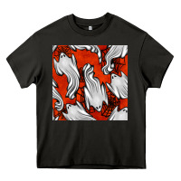 Asphalt flying ghosts seamless pattern Heavy Core Tee - BundleAndBundleShop