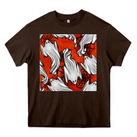 Flying Ghosts Seamless Pattern Heavy Core Tee | Teevron