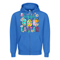 True Royal Happy Easter eggs Nurse Zipper Hoodie - NancyCooperArtShop