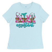 Baby Blue medical assistant Ladies Tee - AdoDesignShop