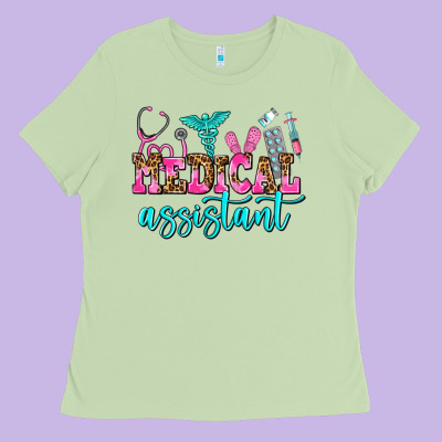 Medical Assistant Ladies Tee Designed By Adodesignshop
