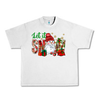 Lunar Rock let it snow with snowman Urban Heavy Tee - NancyCooperArtShop