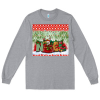 Heather Grey noel tumbler Long Sleeve Tee - BundleAndBundleShop