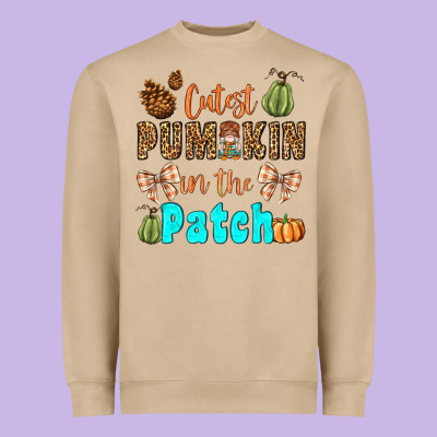 Cutest Pumpkin In The Patch Heavyweight Sweatshirt Designed By Bundleandbundleshop
