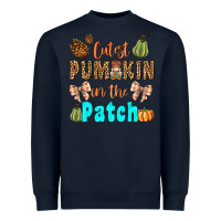 Navy cutest pumpkin in the patch Heavyweight Sweatshirt - BundleAndBundleShop