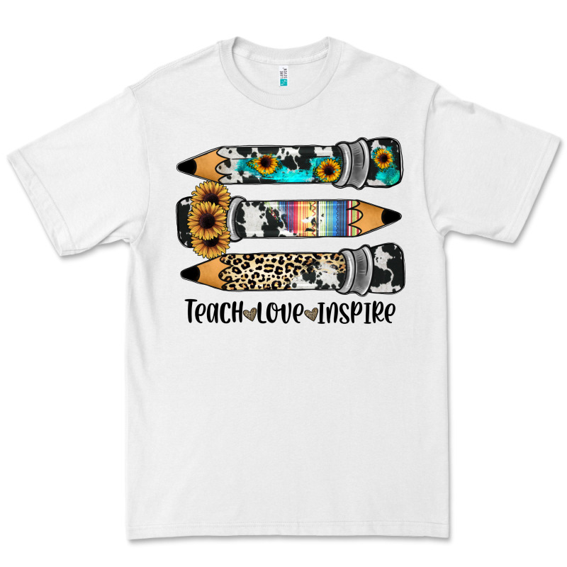 Western Pencils Teach Love Inspire Premium Tee by JahusDesignShop | Teevron