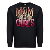 Black Mom of Girls Mother's Day Premium Sweatshirt - CowGirlArtShop